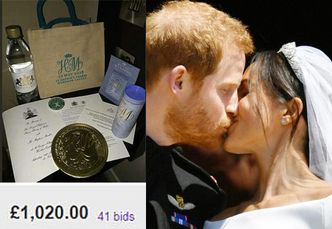 Goście Harry'ego i Meghan sprzedają pamiątki z ich ślubu na eBayu! "Kup sobie kawałek historii"