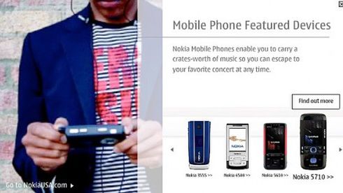 Przeciek Nokii 5710 XpressMusic... na oficjalnej stronie 1