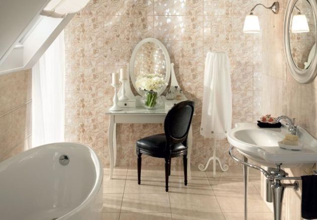 Łazienka w stylu pałacowym idealna dla wymagającej kobiety