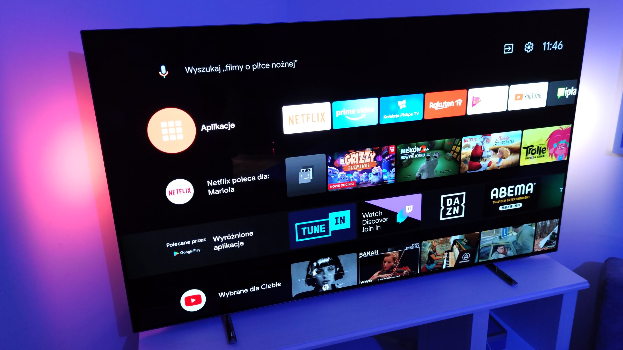 Philips OLED805: topowy OLED z Android TV i światłami Ambilight (test) 10