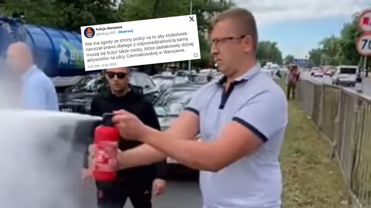 Ostatnie Pokolenie zablokowało ulicę w Warszawie. Policja wydała oświadczenie