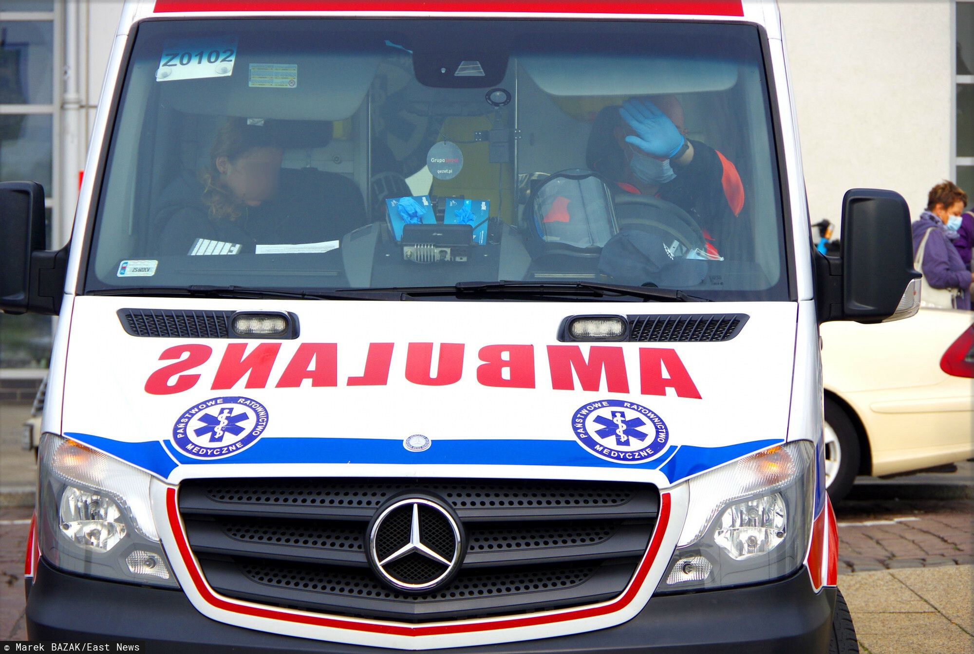 Stock MaBaPHOTO: ZOFIA I MAREK BAZAK / EAST NEWS   Wojewodztwo zachodniopomorskie Szczecin N/z ambulans medycznyZOFIA BAZAK