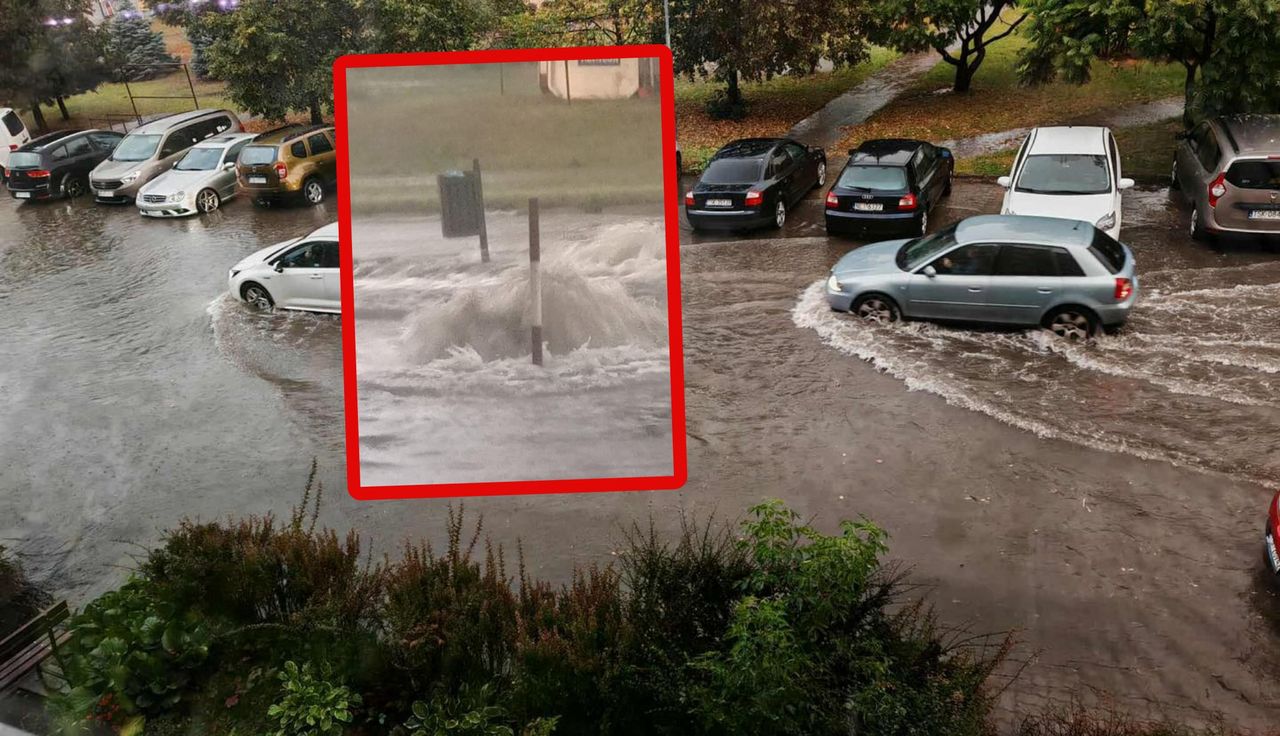 Miasto "pływało". Oto efekty nawałnicy w Skarżysku-Kamiennej