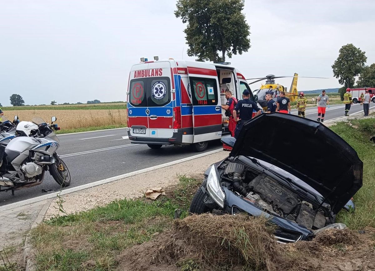 Tragiczny wypadek w Szczeglinie