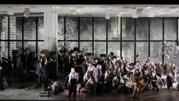 Scena zbiorowa. „Miłość Danae” Richarda Straussa © Geoffroy Schied/ Bayerische Staatsoper w Monachium