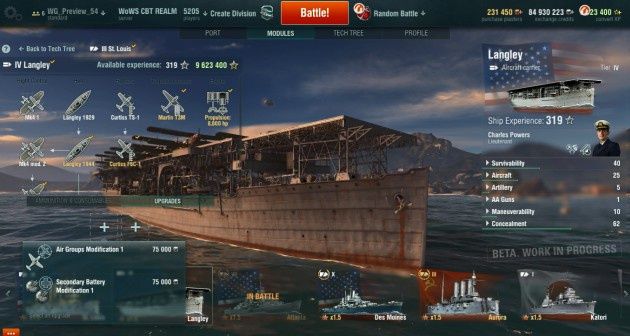 World of Warships – możliwe uzbrojenie
