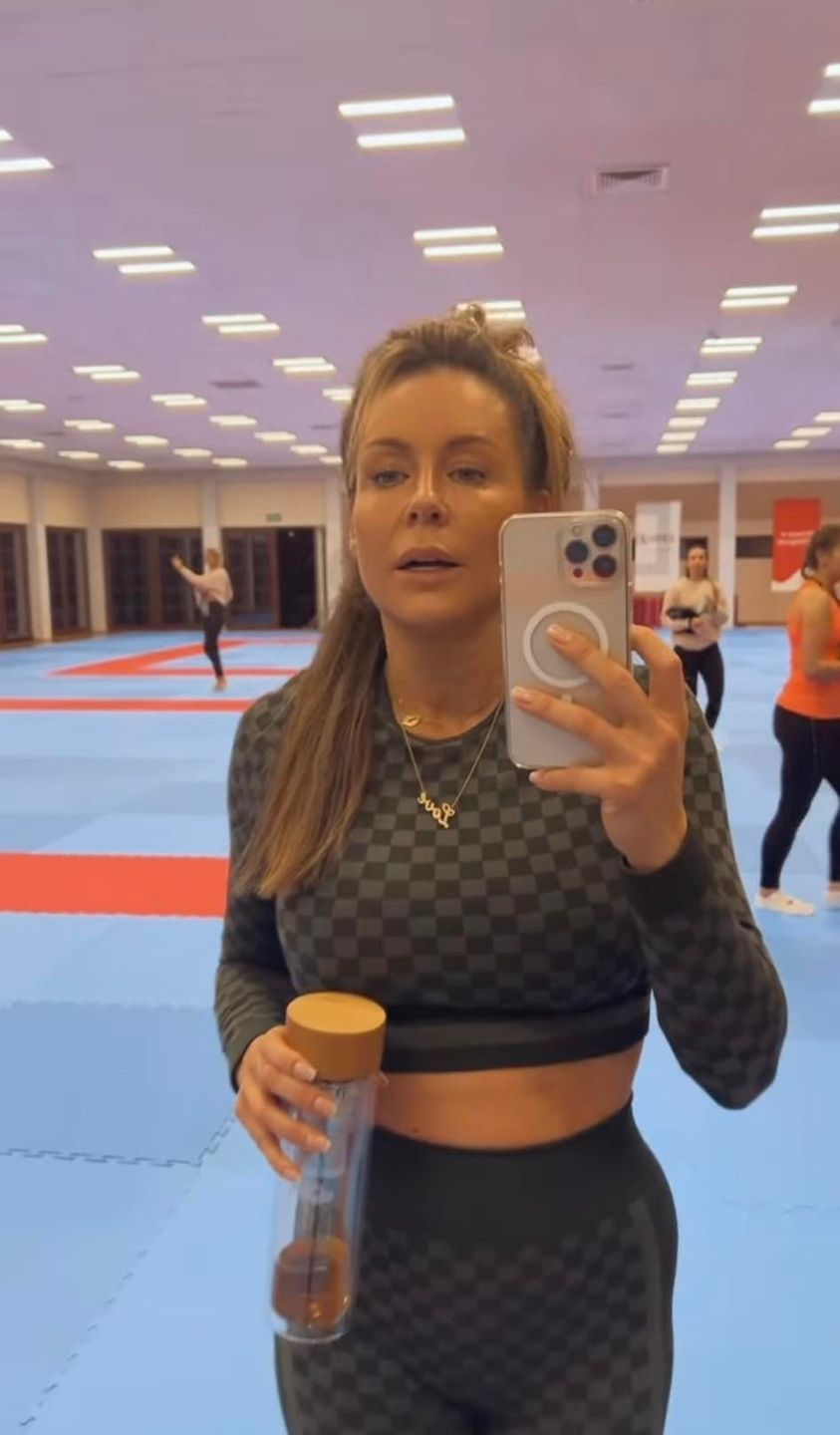 Małgorzata Rozenek na obozie Anny Lewandowskiej