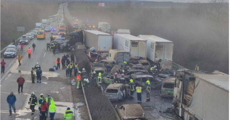 Wybuchy i buchające płomienie. Katastroficzny obraz z Węgier