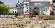 Pamiątki z przeszłości. Trwają wykopaliska wokół Pałacu Brühla w stolicy