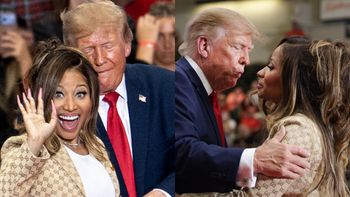 Tymczasem na wiecu prezydenta USA: Donald Trump zachwyca się... PUPĄ Nicki Minaj: "Trudno jej nie zauważyć"