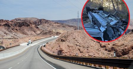 USA. Auto z parą młodych ludzi wpadło w przepaść