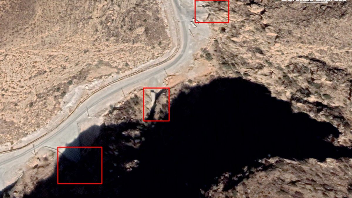 Wejścia do tuneli Iranu