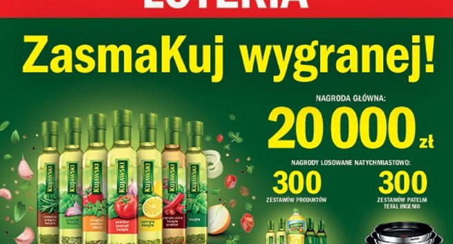 Kujawski z ziołami promowany loterią