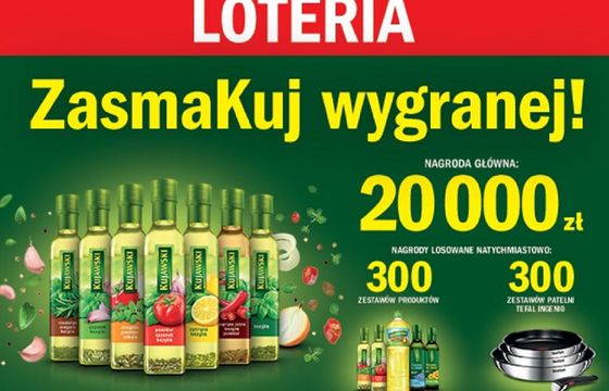 Kujawski z ziołami promowany loterią