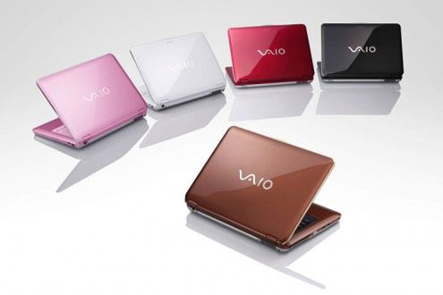 Laptopy Sony Vaio CS11 w kolorach tęczy