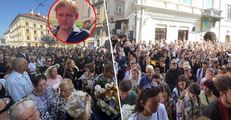 Setki osób na ulicach Lwowa. Sceny rozdzierające serce