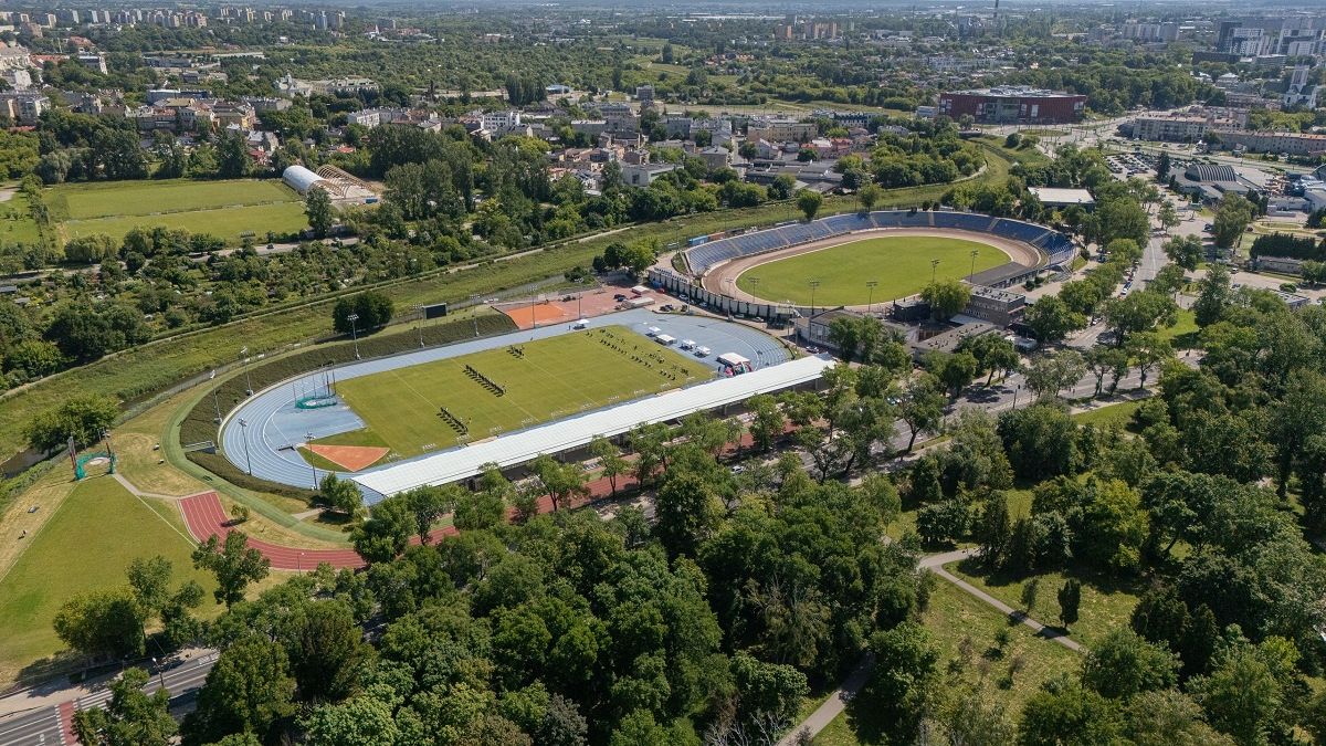 Panorama Miasta Lublin na stadiony