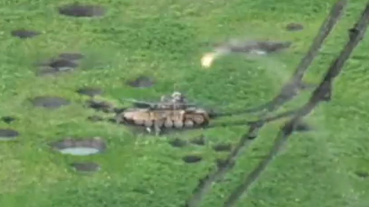 Ukraińskie wojsko zniszczyło kolejny rosyjski czołg na polu walki 