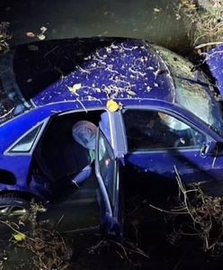 Audi wpadło do rzeki. W środku dwóch nastolatków