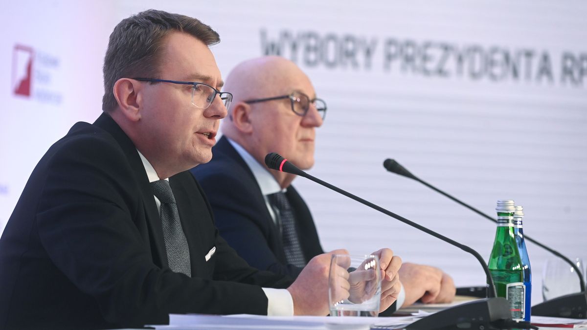 Sylwester Marciniak, Rafa� Tkacz
Warszawa, 16.05.2025. Wybory prezydenckie 2025 - I tura. 