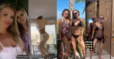 Upojna sobota Joanny Krupy w Miami: wypad na plażę, wygłupy przy akompaniamencie "Jesteś szalona", eskapada do klubu... (ZDJĘCIA)