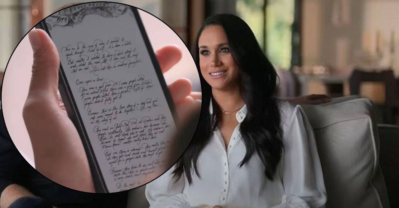 Meghan pokazała treść ślubnej przemowy 