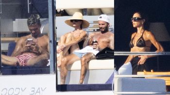 David i Victoria Beckhamowie leniuchują na luksusowym jachcie. Towarzyszył im ZNUDZONY Romeo... (ZDJĘCIA)