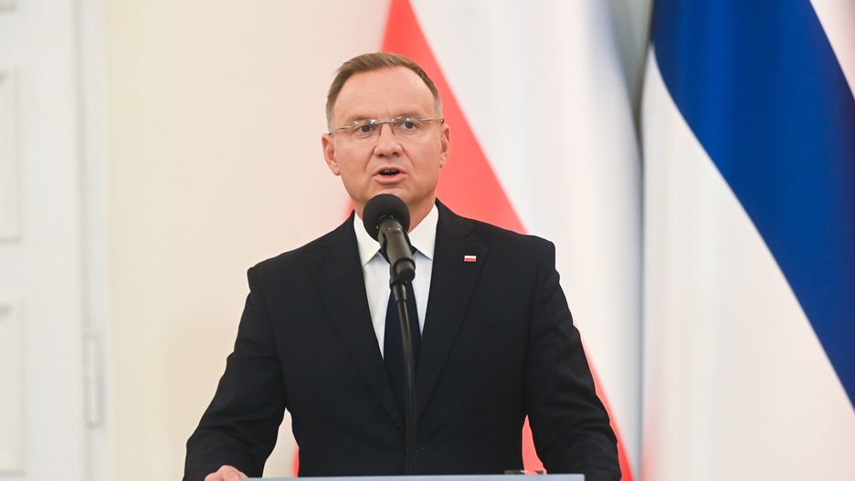 Andrzej Duda
Warszawa, 10.09.2024. Prezydent RP Andrzej Duda podczas konferencji prasowej po spotkaniu z prezydentem Finlandii Alexandrem Stubbem w Pa�acu Prezydenckim w Warszawie, 10 bm. Prezydent Finlandii przebywa z jednodniow� wizyt� w Polsce. (sko) PAP/Piotr Nowak
Piotr Nowak
pa�ac prezydencki, politycy, polityka, prezydent Finlandii, wizyta, zagraniczna