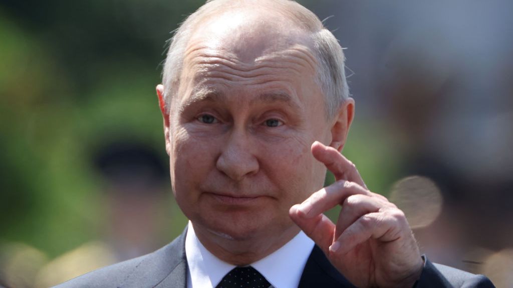 Putin Marks The Russian Day Of Remembrance And Sorrow
MOSCOW, RUSSIA - JUNE 22 (RUSSIA OUT) Russian President Vladimir Putin gestures during a ceremony, marking the Day of Remembrance and Sorrow, June 22, 2023 in Moscow, Russia. Russians mark the Day of Remembrance and Sorrow on June 22, the anniversary of German Nazi's invasion into the Soviet Union in 1941.  (Photo by Contributor/Getty Images)
Contributor