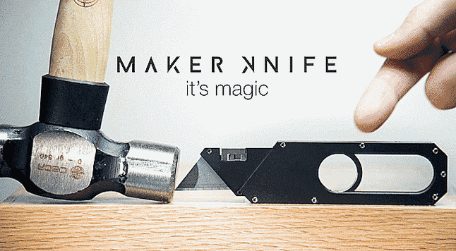 Maker Knife – mały nóż EDC z wysuwanym ostrzem