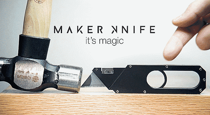 Maker Knife – mały nóż EDC z wysuwanym ostrzem 3