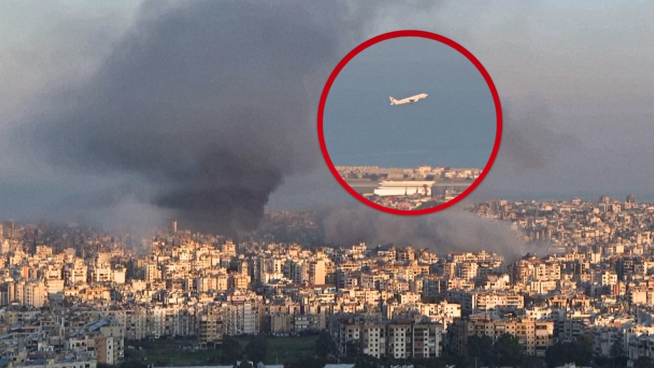 Trwał ostrzał Bejrutu. Nagle z lotniska odleciał komercyjny samolot