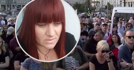 Socha grzmi: "Wszyscy pod Sejm". Na proteście padają absurdalne teorie
