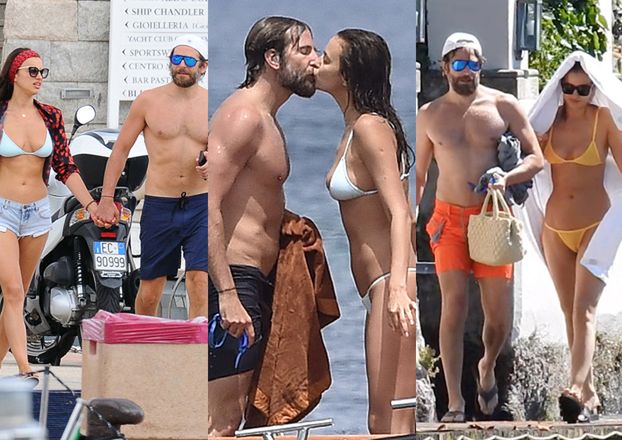 Irina Skayk w bikini i napakowany Bradley Cooper we Włoszech (ZDJĘCIA)