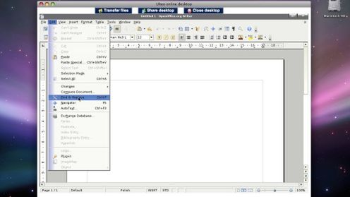 Przetestuj OpenOffice.org 3.0 w przeglądarce 1