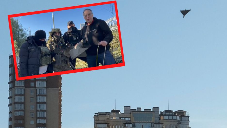 Ukraina. Cztery drony strącone z automatów