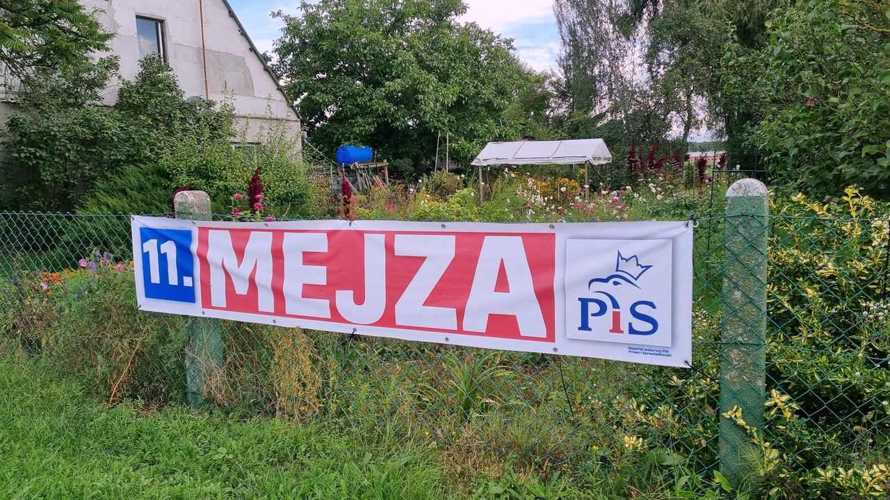 Bannery wyborcze Łukasza Mejzy w województwie lubuskim