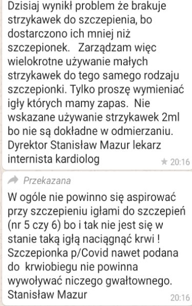 Polecenie prezesa Stanisława Mazura