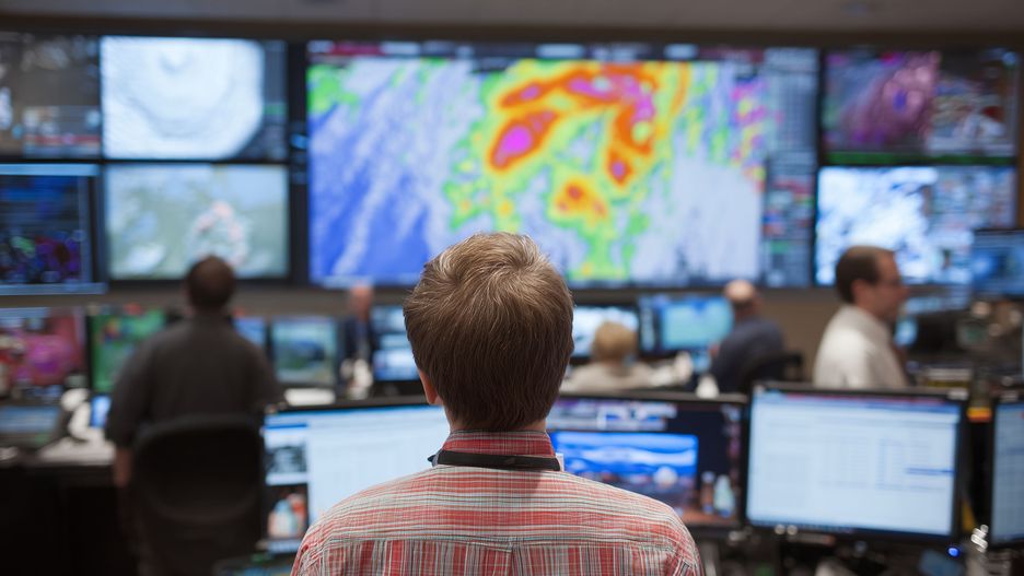 meteorologist, radar, forecasting, data, weather, screen, hurricane, map, severe, prediction, storm, tracking, analysis, climate, satellite, computer, wind, monitor, system, display, atmosphere, technology, alert, warning, report, television, information, science, tool, image, rainfall, view, motion, pressure, study, update, emergency, observation, cloud, thunderstorm, expert, model, location, disaster, condition, broadcast