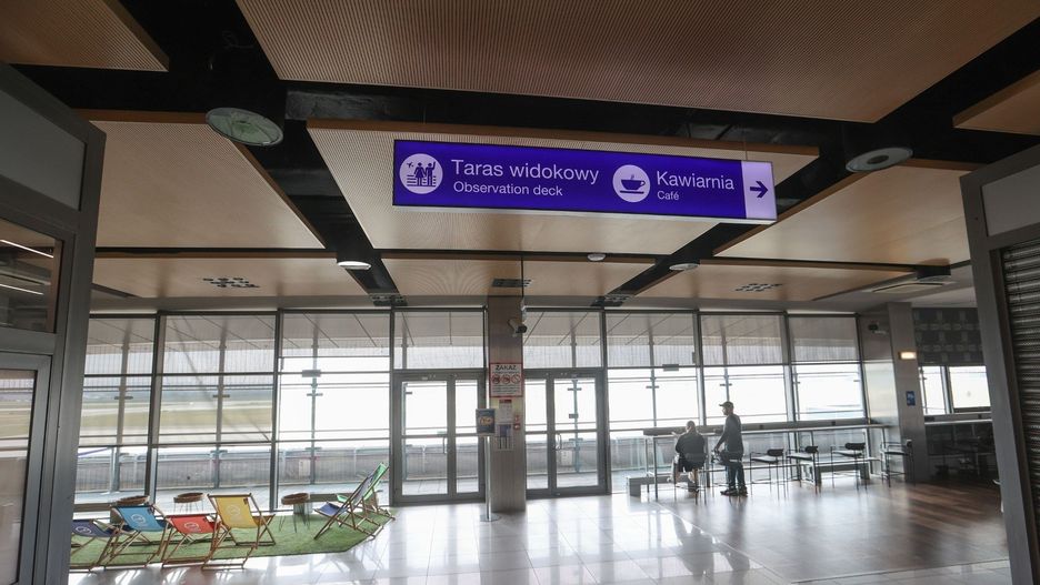 Taras widokowy na lotnisku Rzeszów Jasionka