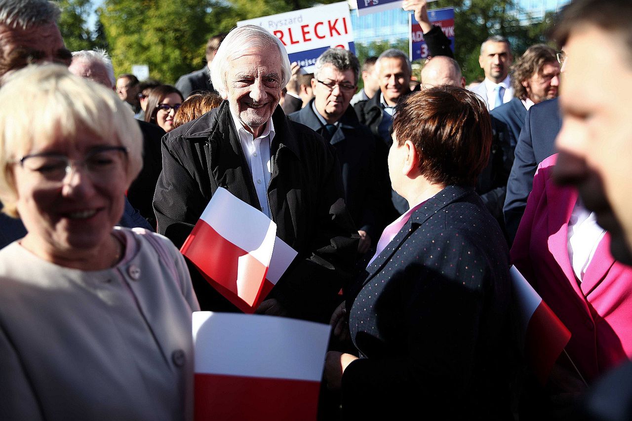 Ryszard Terlecki i Beata Szydło w 2019 roku