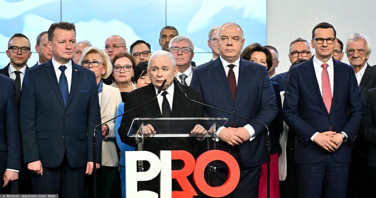 Mariusz Błaszczak, Jarosław Kaczyński, Jacek Sasin, Mateusz Morawiecki, Ryszard Terlecki
