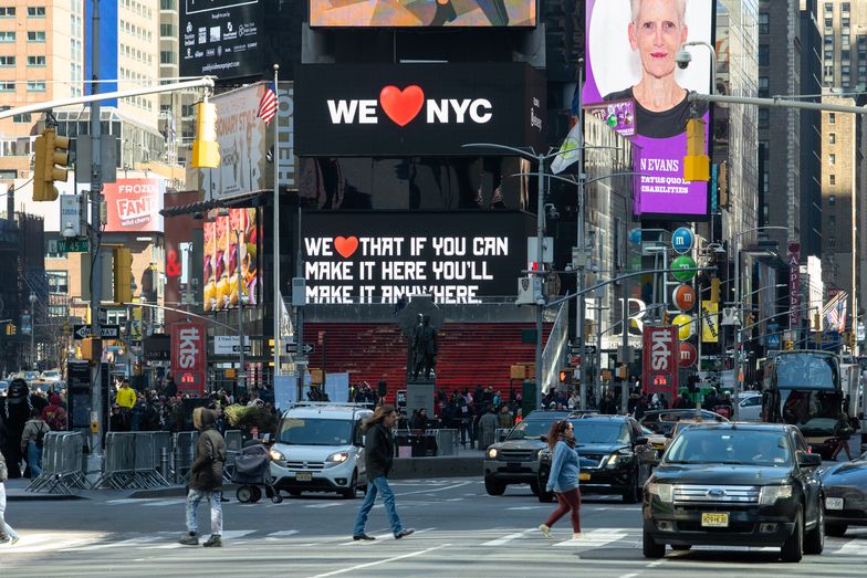 Nowy Jork prezentuje nowy slogan. Połączył mieszkańców, ale nie tak, jak chciały władze