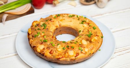 Kolorowa babka w wytrawnym wydaniu to mój sprawdzony patent na ekspresowe danie