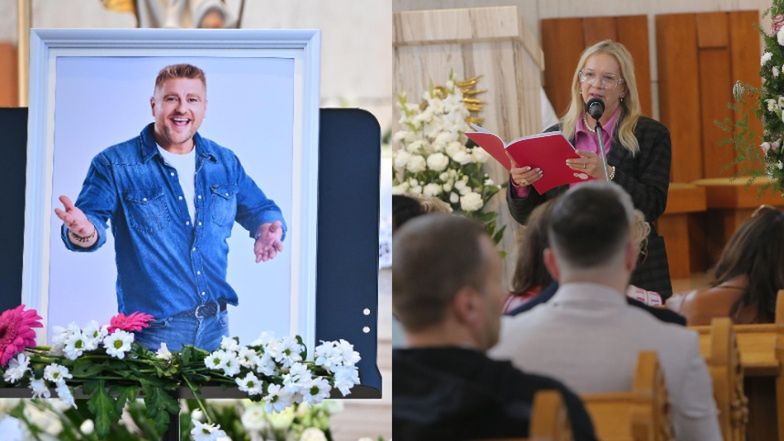 Marzena Rogalska odczytała mowę pożegnalną żony Tomasza Jakubiak