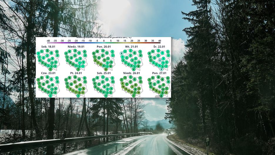 W kolejnych dniach czeka nas wielkie ocieplenie