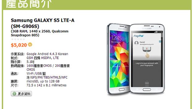 W skrócie: Galaxy S5 Prime w Hongkongu, cena HTC One mini 2 i HTC B2 1