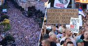 Serbowie protestują. Tłumy zalały ulice Belgradu