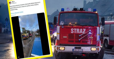 Zagrożenie na uniwersytecie. "Wyciekł chlorek metynelu"