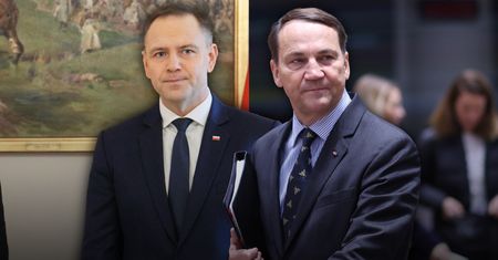 "Zamrożone" kontakty Nawrockiego z Sikorskim. Kulisy sejmowego kontrataku szefa MSZ